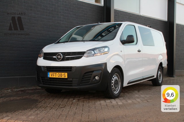 Opel Vivaro 2.0 CDTI 122PK L3 Dubbele Cabine EURO 6 - Airco - Navi - Cruise - € 18.900,- Excl.