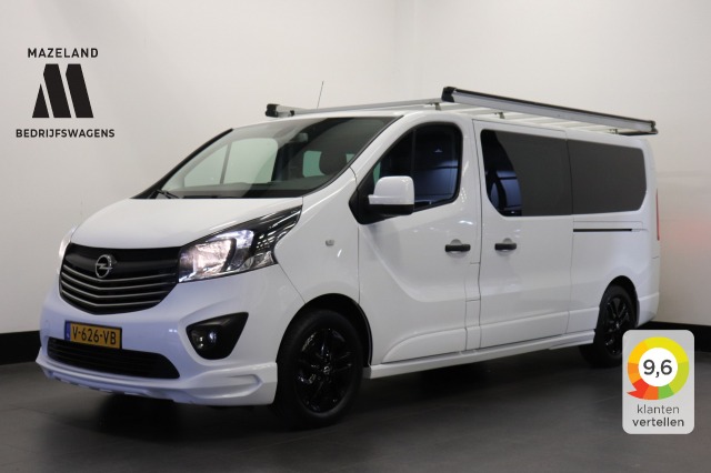 Opel Vivaro 1.6 CDTI 145PK L2 IRMSCHER - Dubbele Cabine EURO 6 - AC/Climate - Navi - Cruise - € 16.900,- Excl.