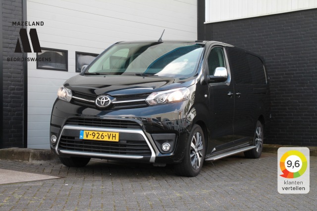 Toyota ProAce Worker 2.0 D-4D 177PK L2 Dubbel Cabine 2 x schuifdeur EURO6 - AC/Climate - Navi - Cruise - € 22.900,- Ex.