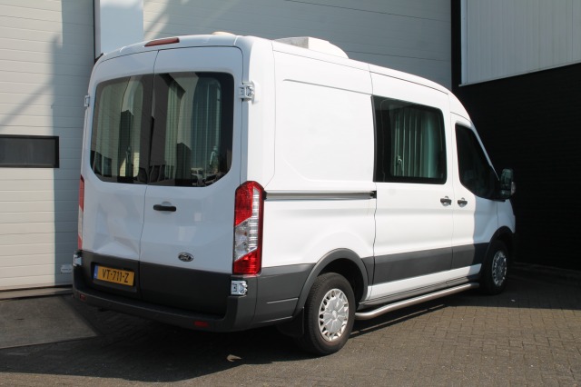 Ford Transit 2.2 TDCI L2H2 - NAP - Airco - Cruise - Honden transport - € 13.950,- Excl.